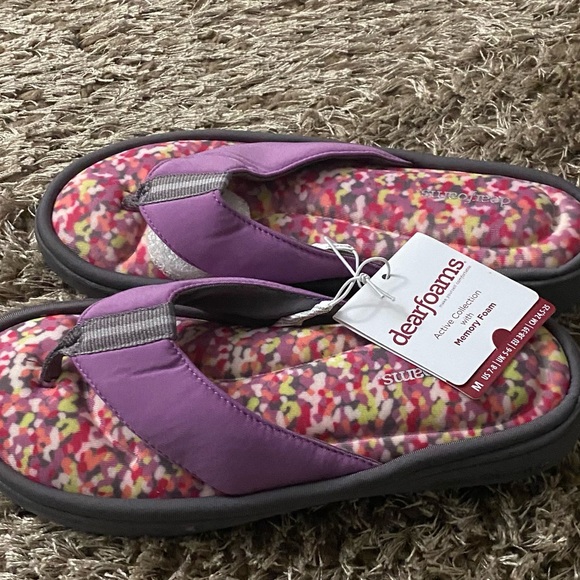 DearFoam multicolor flipflop active collection with memory foam - Picture 2 of 4